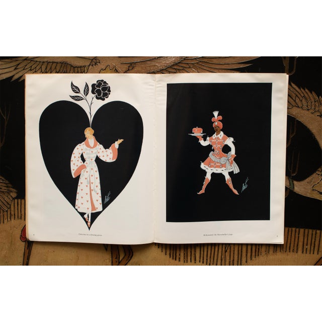 Erte's Costumes and Sets for Der Rosenkavalier, 1980 Art Book With Full Color Prints for Framing For Sale - Image 4 of 12