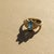 Lotus Gold Ring With Topaz Silver, Gold, Size 6 For Sale - Image 4 of 4