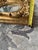 Vintage Oval Beveled Mirror in Beautiful Bold Ornate Gilt Frame 17.5"x16"x3" For Sale - Image 12 of 14