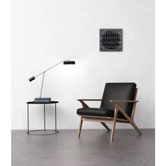 Textile "Primitive Modern #1" Contemporary Original Minimalist Mixed-Media Painting by Len Klikunas For Sale - Image 7 of 9