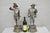 Antique French Renaissance Don Juan & Don Cesar Spelter Metal "Cavaliers" Sculptures - 2 Pcs. Circa Late 19th Century....