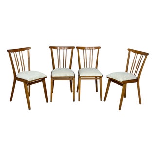 Mid-Century Modern Chairs, 1960s, Set of 4 For Sale