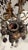 Dark Green Circa 1940s Italian Gilt Tole & Glass Fruit Candelabra — Pair For Sale - Image 8 of 10