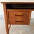 Mid 20th Century Vintage Compact Danish Modern Teak Two Drawer Writing Desk, Circa 1960's For Sale - Image 5 of 7