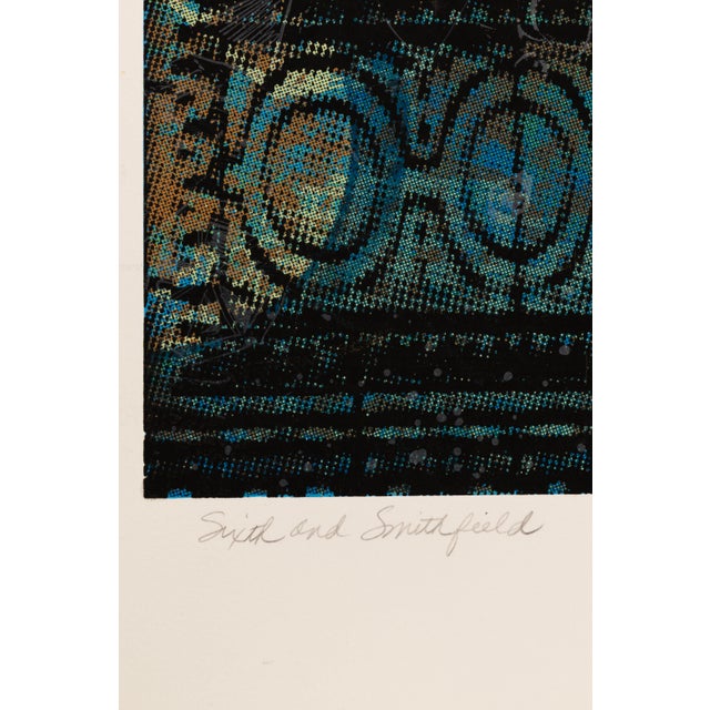 Gothic Judith Lipnik Perlow Column Series (Large Iii) 2003 Signed Serigraph on Paper For Sale - Image 3 of 6