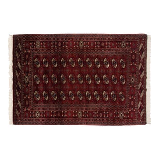 Vintage Fine Bokhara Rug - 4' X 6'1" For Sale