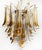 Vintage Italian Murano Chandelier with 41 Glass Amber Petals, 1990s For Sale - Image 16 of 17