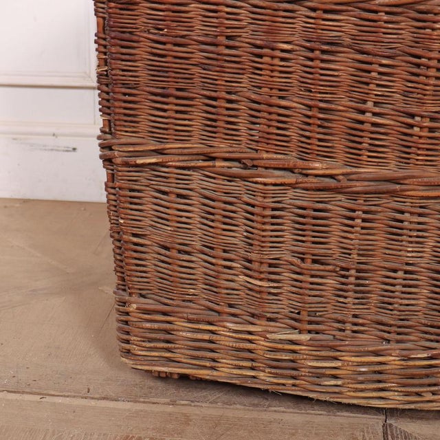 1920s Vintag Country House Log Basket, 1920s For Sale - Image 5 of 9