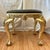 1960s Georgian Style Chinoiserie Decorated Silver Leafed Bench For Sale - Image 4 of 12