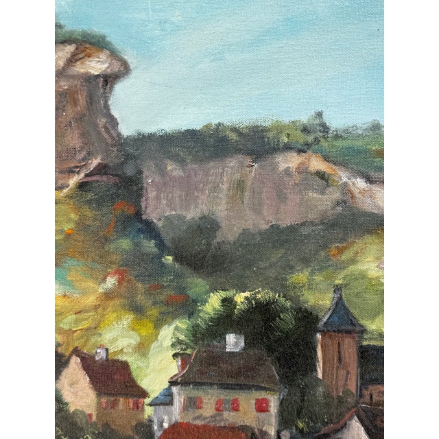 1960s 1960's Plein Air Oil Painting on Canvas - Unknown Artist For Sale - Image 5 of 11