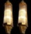 Art Deco Pair Vintage 1940s Art Deco Skyscraper Wall Sconces Fixture Brass & Glass Rod Ship Light For Sale - Image 3 of 6