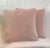 These are decorative Italian pillows in a designer quality soft velvet Beautiful Italian Pale Pink heavyweight velvet. The...