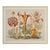 43' X 34.5' Watercolor Botanical Print in High-End Custom Gilt Wood Frame - Hortus Floridus Style For Sale