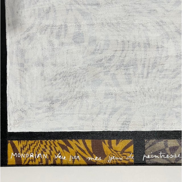 Myriam Bat Yosef, Feminist Surrealist French Abstract Apres Mondrian Oil Painting Myriam Bat Yosef, 1984 For Sale In Miami - Image 6 of 12