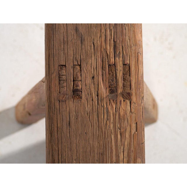 Antique Wood Bench | Wooden Bench | Amaru For Sale - Image 4 of 9
