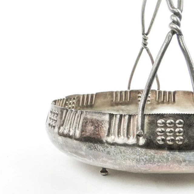 Art Nouveau Fruit Basket from Kaiser, 1890s, in Very Good conditions. Designed 1890 to 1919 This piece has an attribution...