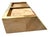 Signed Karl Springer Marble and Brass Coasters With Caddy For Sale - Image 9 of 10