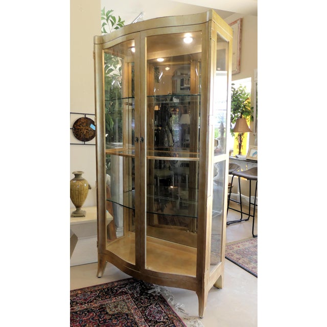 Henredon Lighted Curio Display China Chairish