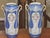 Ceramic Pair Late 19th Century Hand Painted Porcelain Meiji Nippon Vases For Sale - Image 7 of 11