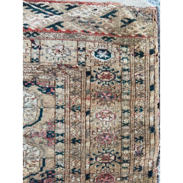 Beige Antique Bokhara Rug, 1920s For Sale - Image 8 of 18