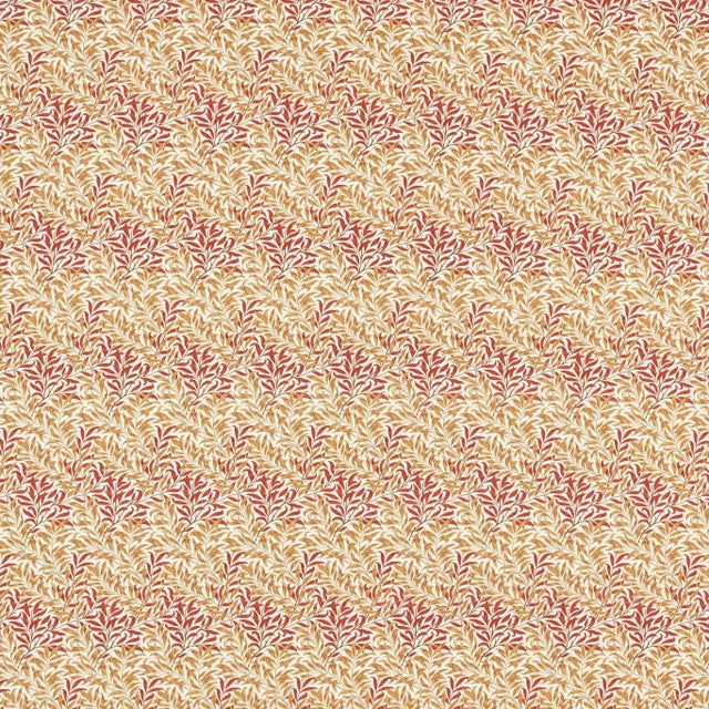 Morris & Co Willow Bough Minor Fabric in Russet For Sale