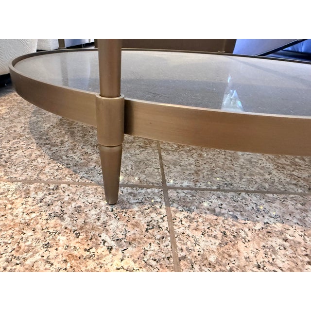 Modern Barbara Barry for Baker Furniture Oberon Round Accent Table For Sale - Image 3 of 5