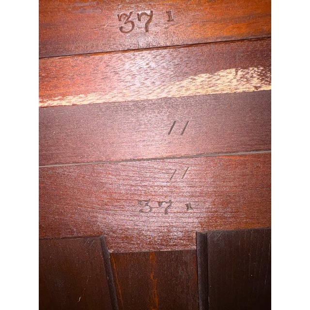 19th Century American Renaissance Revival Carved Oak Display Cabinet & Bookcase For Sale In Philadelphia - Image 6 of 6