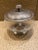 1990s Arte Italica Glass and Pewter Jar With Pewter Cover For Sale In New York - Image 6 of 8