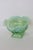 Mid-Century Modern Jefferson Glass Beaded Fan Style Green Opalescent Candy Dish Compote Bowl 4567b For Sale - Image 3 of 18