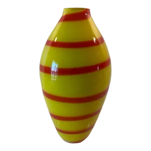 Mid 20th Century Bohemian Style Cased Art Glass Vase