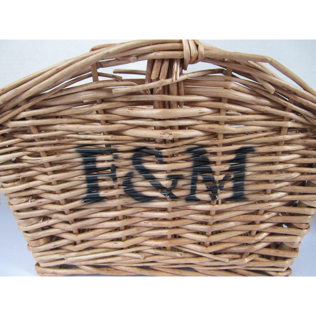 Small Fortnum & Mason Mini Hamper Basket Chairish