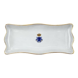 Vintage Hotel Ritz Madrid Spain Porcelain Ashtray Catchall Dish For Sale