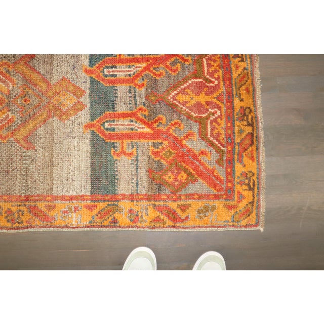 Early 20th Century Antique Zabihi Collection Turkish Oushak Runner For Sale - Image 5 of 11