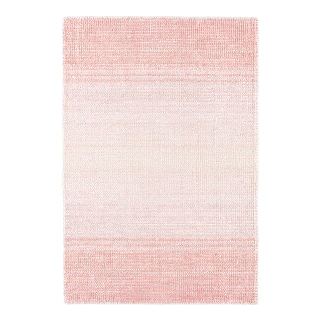 Dash & Albert by Annie Selke Pandora Pink Loom Knotted Rug, 7' 6" x 9' 6" For Sale