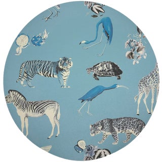 Nicolette Mayer Exotix Stamford 16" Round Pebble Placemats, Set of 4 For Sale