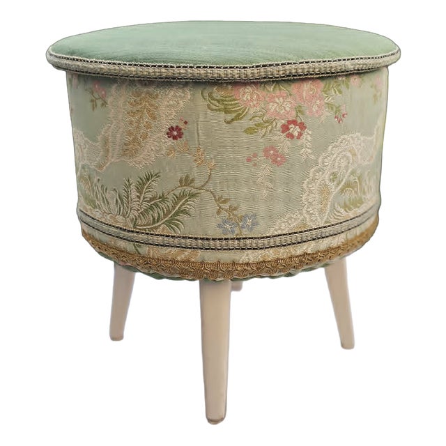 Stool with Storage, 1960s-1970s For Sale