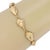 The Eight Conch Seashell 14k Yellow Gold Charm Bracelet is a stylish and elegant piece of jewelry that features a unique...