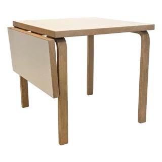 Vintage Drop-Leaf Table by Alvar Aalto for Artek, 1960s For Sale