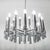 Brutalist 25-Light Chandelier in Chrome by Angelo Brotto for Esperia, Italy, 1960s For Sale - Image 9 of 9