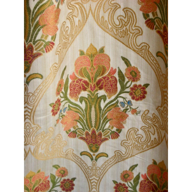 Pair of Vintage Curtains Art Nouveau Style For Sale - Image 4 of 15