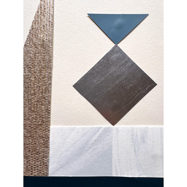 2020s "Rhythm Replaces Reason 4" Original Mixed-Media Collage on Paper by Zac Woodiel For Sale - Image 5 of 9