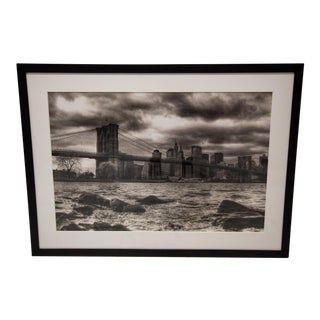 New York Times Archives Framed Fine Art Photograph, "Brooklyn Bridge" For Sale