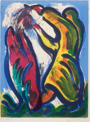 Barry Lereng Wilmont, Modernist Composition, 20th Century, Lithograph