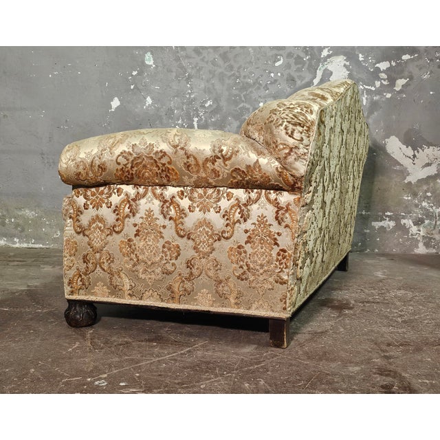 19th Century Antique Chippendale Style Sofa, 1890s For Sale - Image 5 of 13