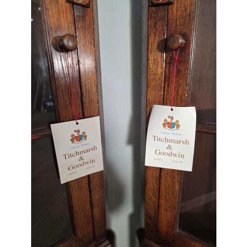 Antique Oak Corner Cupboards from Titchmarch & Goodwin, Set of 2 For Sale - Image 5 of 6