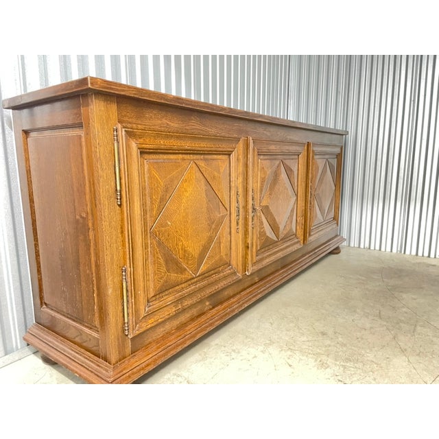 French Geometric Sideboard, 1960s For Sale - Image 13 of 14