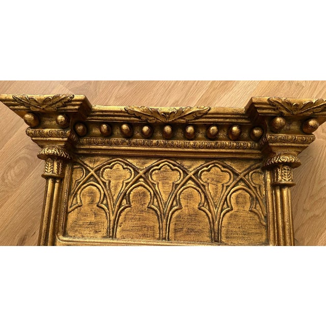 1970s Vintage Gilt Pier Mirror For Sale - Image 5 of 6