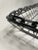 Charcoal Brutalist Modern Rectangular Metal Basket, Charcoal Gray For Sale - Image 8 of 12