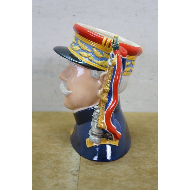 Royal Doulton Royal Doulton Marshal Joffre Wwi Military Leader Toby Character Jug For Sale - Image 4 of 12
