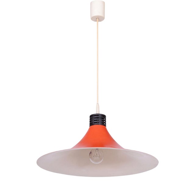 Mid-Century Aluminium Chandelier by Guzzini for Meblo, Italy, 1970s For Sale